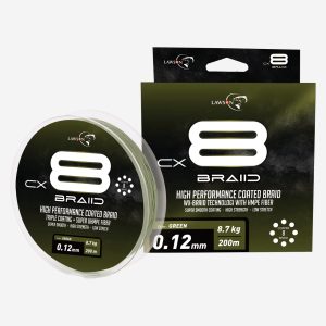 Lawson CX8 Braid Green Coated 200m 0,06mm 4,5kg