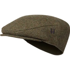 Harkila Kenmore CI. Flat Cap Forest Green/Herringbone