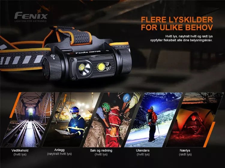 Fenix HM70R Hodelykt 1600lm - Image 6