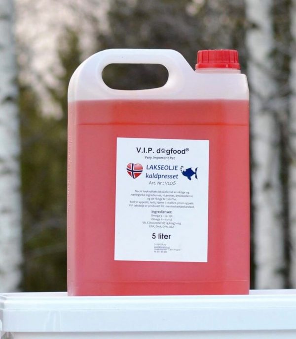 VIP lakseolje til hund 5liter - Image 2
