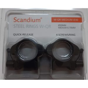 Scandium Ringmontasje T-Quickrelease 30mm For Tikka