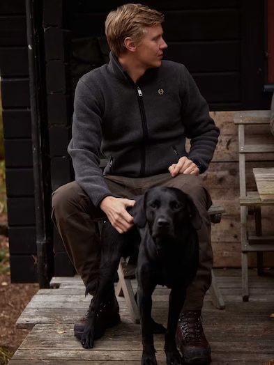 Chevalier Mainstone Fleece Jacket Men Anthracite - Image 4