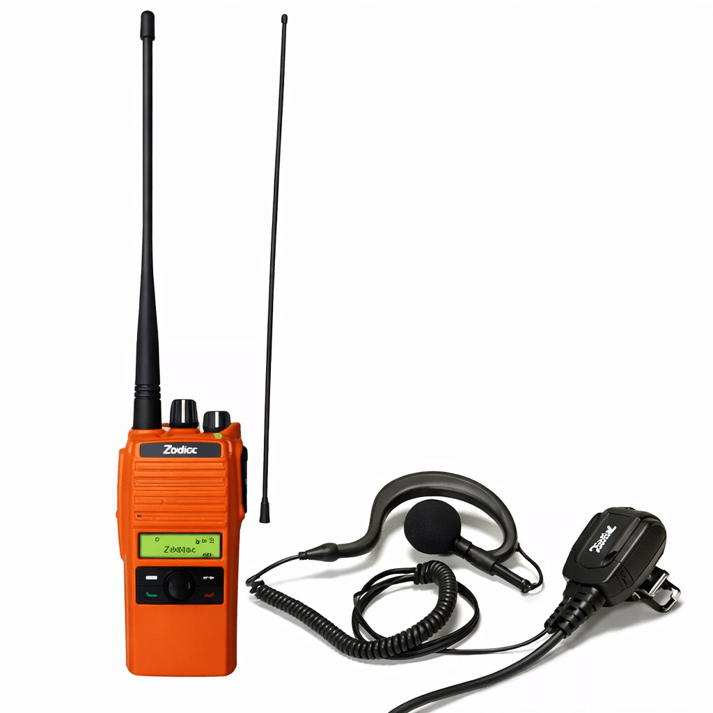 Zodiac Extreme 140 Digital/Analog Radiopakke – Komplett jaktradio med langantenne og vanntett hodesett - Image 2